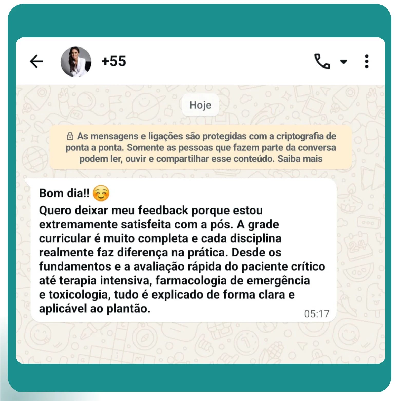 Depoimento de aluno 2